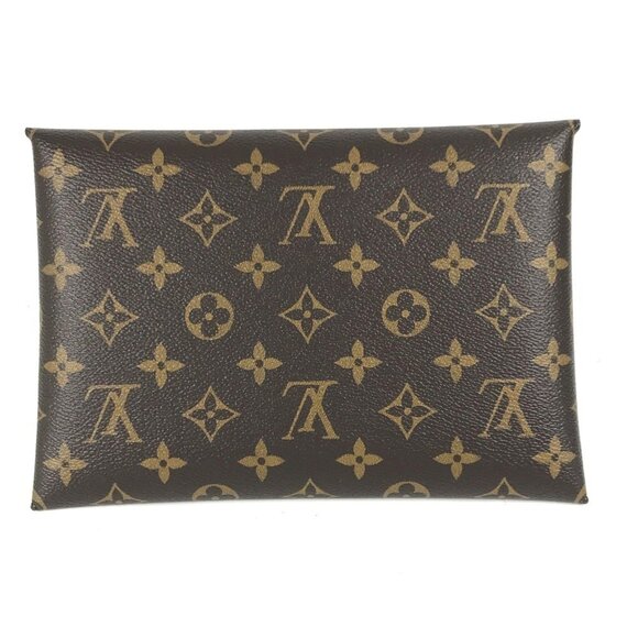 LOUIS VUITTON Brown Monogram Canvas Pochette Pouch - Picture 2 of 16